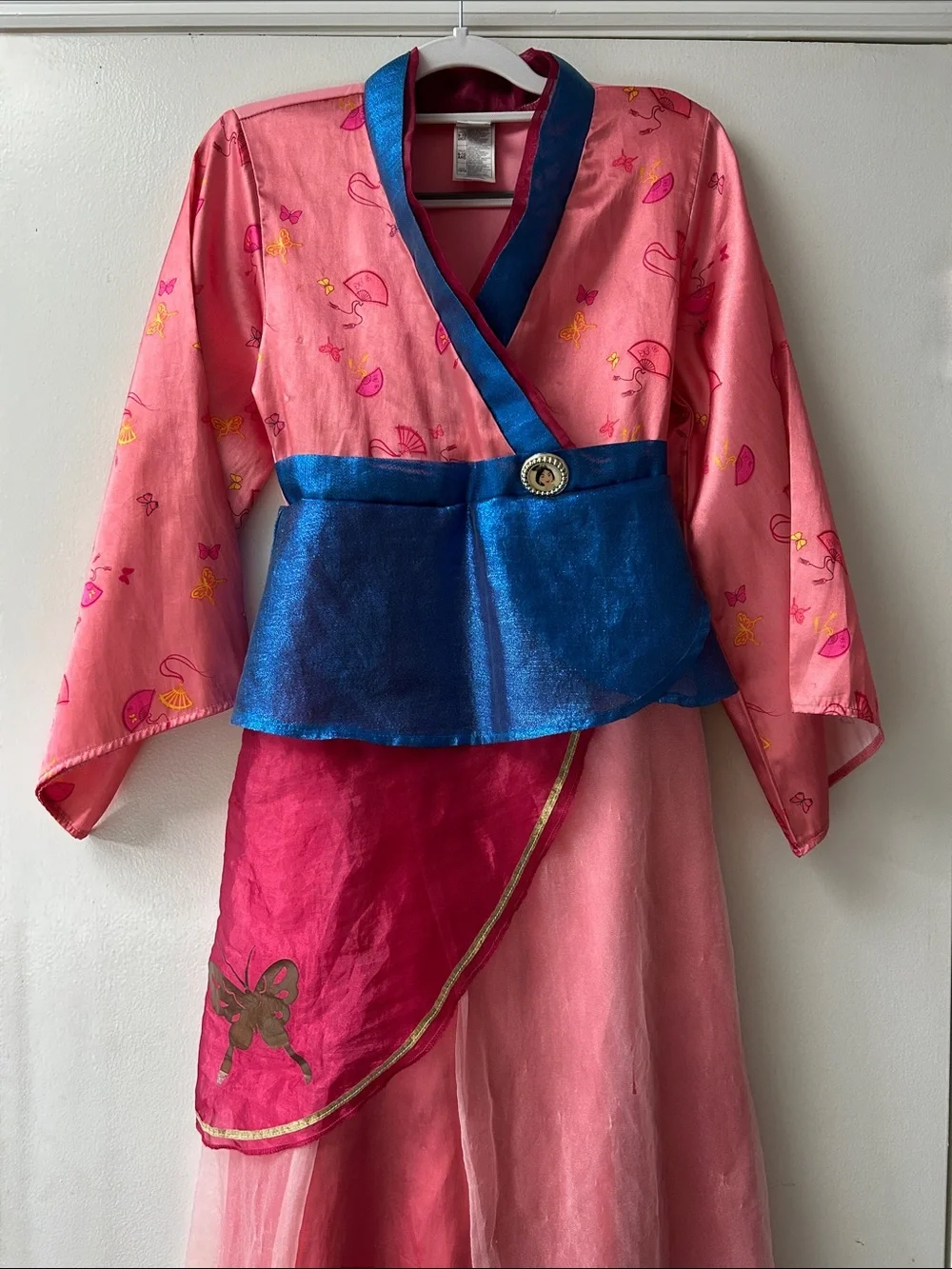 Disney Pink and Blue Princess Kimono-Style Costume - Picture 1 of 7